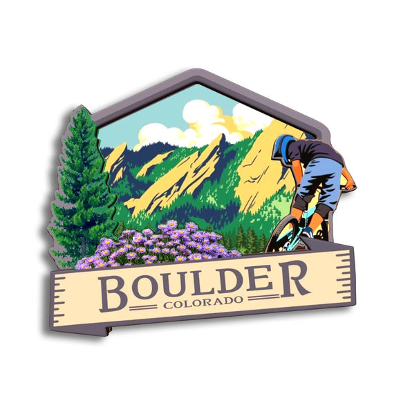 Kühlschrankmagnet für Boulder Colorado USA 283