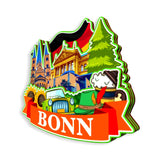 Refrigerator Magnet for Bonn Germany  1223