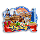 Магнит на холодильник Сантьяго, Чили 2841