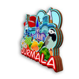 Refrigerator Magnet for Jurmala Latvia  2489
