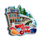 Магнит на холодильник для Сент-Джона, Ньюфаундленд, Канада 122