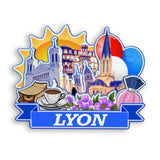 Refrigerator Magnet for Lyon France  1316