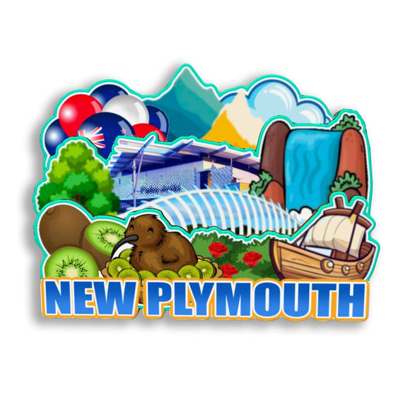 Refrigerator Magnet for New Plymouth New Zealand  2736