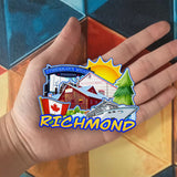 Refrigerator Magnet for Richmond Canada  1868