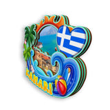 Refrigerator Magnet for Kamari Greece  1756