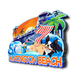 Refrigerator Magnet for Huntington Beach California USA  262