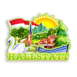 Refrigerator Magnet for Hallstatt Austria  1598