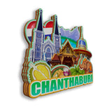 Refrigerator Magnet for Chanthaburi Thailand  2812