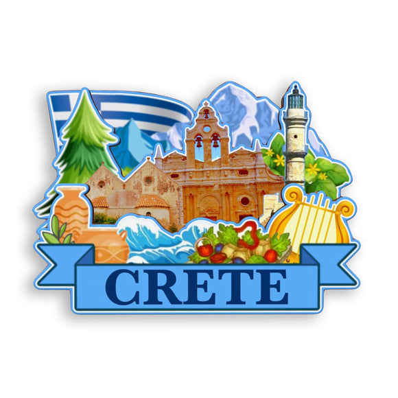Refrigerator Magnet for Crete Greece  1764