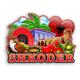 Refrigerator Magnet for Shkoder Albania  2457