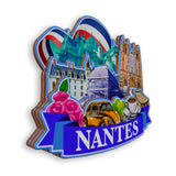 Refrigerator Magnet for Nantes France  1333