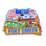 Kühlschrankmagnet für Fort Smith Arkansas USA 335