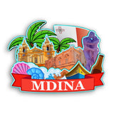 Refrigerator Magnet for Mdina Malta  2302