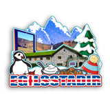 Refrigerator Magnet for Egilsstadir Iceland  2261