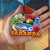Refrigerator Magnet for Saranda Albania  2459