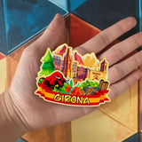 Refrigerator Magnet for Girona Spain  1530