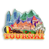Refrigerator Magnet for Tournai Belgium  2015