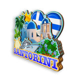 Refrigerator Magnet for Santorini Greece  1708