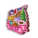 Refrigerator Magnet for Exeter UK  2868