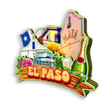 Kühlschrankmagnet für El Paso Texas USA 390