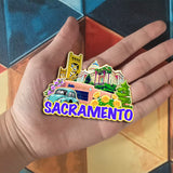 Магнит на холодильник для Сакраменто, Калифорния, США 230