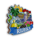 Kühlschrankmagnet für Rijeka Kroatien 2225