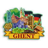Refrigerator Magnet for Ghent Belgium  2007