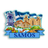 Refrigerator Magnet for Samos Greece  1775