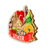 Refrigerator Magnet for Izmir Turkey  1631