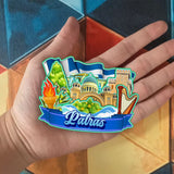 Refrigerator Magnet for Patras Greece  1738