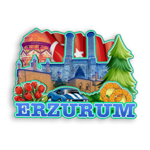 Refrigerator Magnet for Erzurum Greece  1698