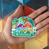 Refrigerator Magnet for Jinghong, Yunnan, China  755