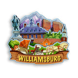 Refrigerator Magnet for Williamsburg Virginia USA  896