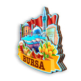 Магнит на холодильник для Бурсы, Турция, 1647