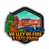 Магнит на холодильник для государственного парка «Долина Огня», Невада, США, 1045