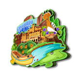 Kühlschrankmagnet für Colorado Springs Colorado USA 273