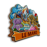 Refrigerator Magnet for Le Mans France  2590