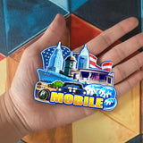 Kühlschrankmagnet für Mobile Alabama USA 357