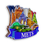 Refrigerator Magnet for Mets France  1353