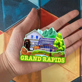 Refrigerator Magnet for Grand Rapids Michigan USA  994