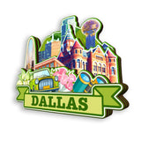 Kühlschrankmagnet für Dallas Texas USA 381