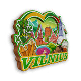 Refrigerator Magnet for Vilnius Lithuania  2476