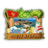 Refrigerator Magnet for Sveti Stefan Montenegro  2422