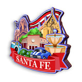 Refrigerator Magnet for Santa Fe New Mexico USA  1059