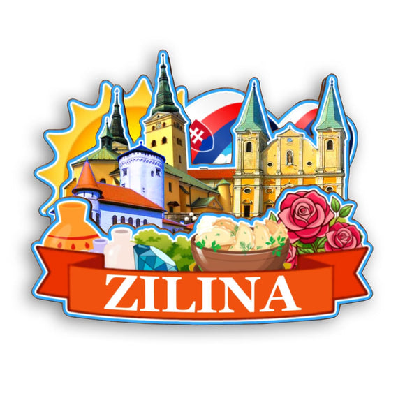 Refrigerator Magnet for Zilina Slovakia  2385