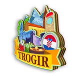 Kühlschrankmagnet für Trogir Kroatien 2224
