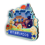 Refrigerator Magnet for Ordos, Inner Mongolia, China  850