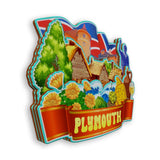 Refrigerator Magnet for Plymouth UK  1487