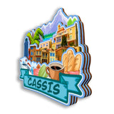 Refrigerator Magnet for Cassis France  2610