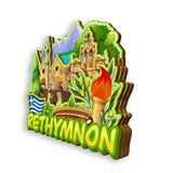Refrigerator Magnet for Rethymnon Greece  1744